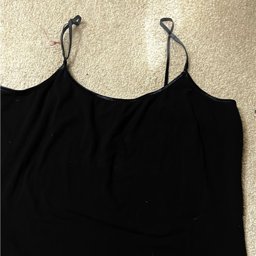 Black tank top